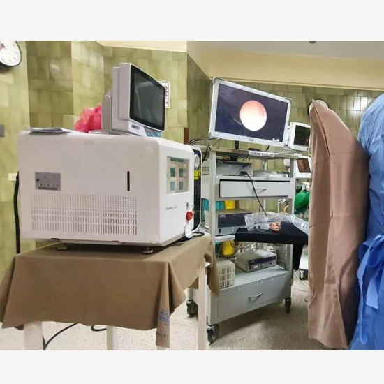 Fabricante de equipamentos cirúrgicos Urologia Hólmio Laser Terapêutico Instrumento médico para pó de pedra